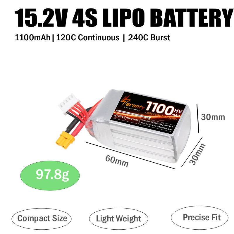 Teranty 2S 3S 4S 6S HV LiPo Pa - Drone Battery 3S 评论和价格